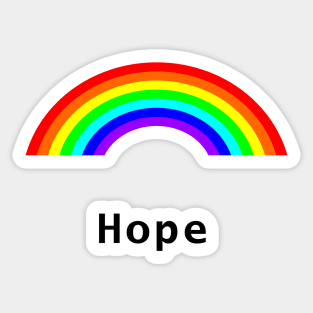 Hope Rainbow Sticker